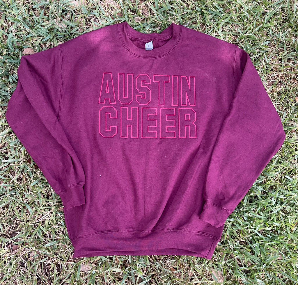 AUSTIN CHEER CREWNECK