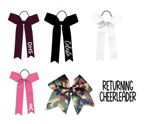 DHS CHEER RETURNING ATHLETE BOWS