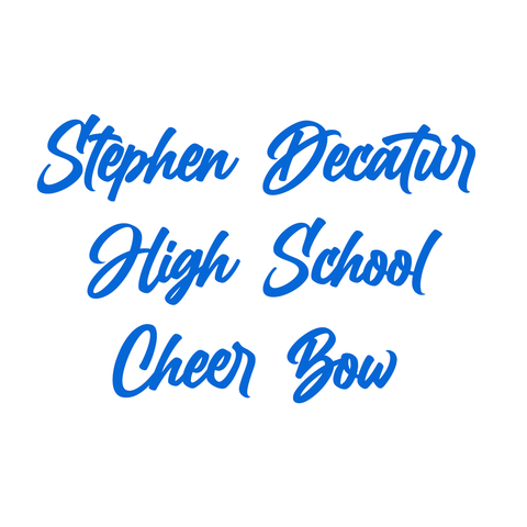 Stephen Decatur High School Bow