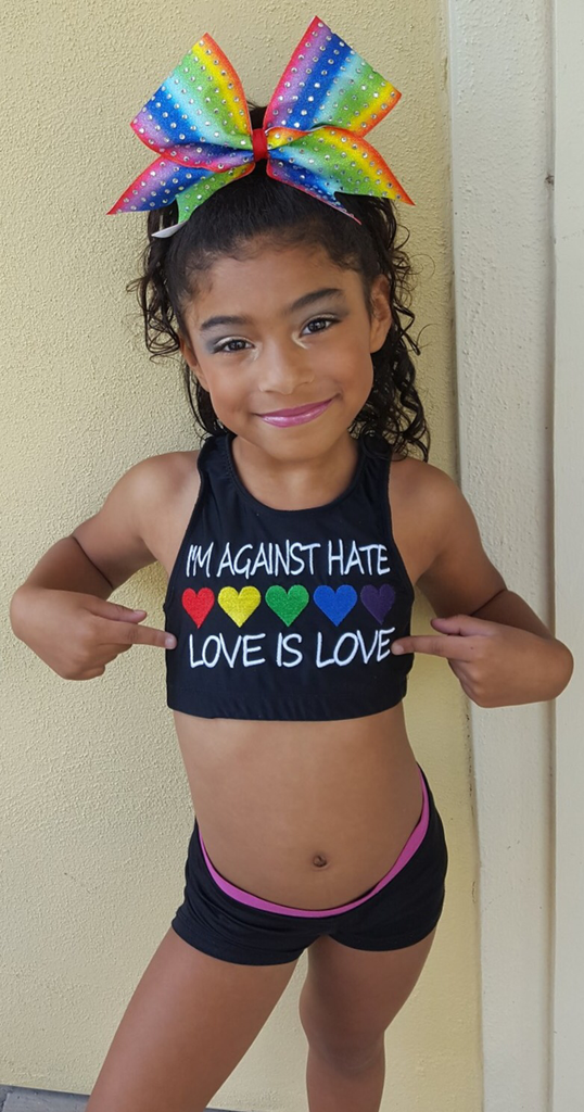 Love is love bra and bow