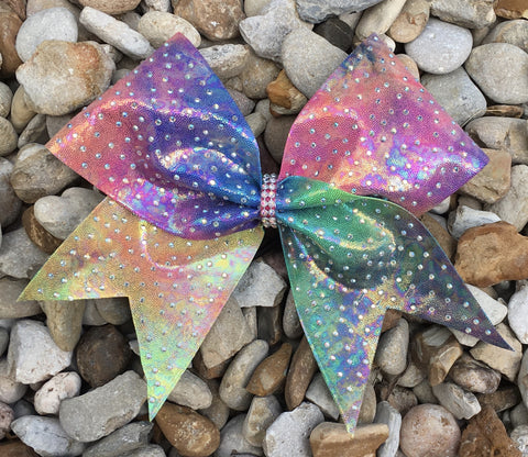 Tie dye bling bow