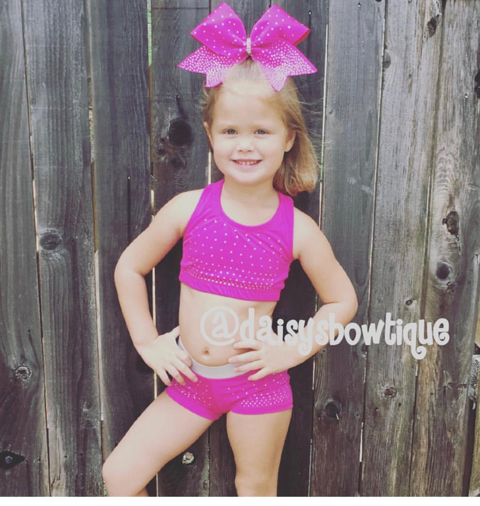 Pink bling set