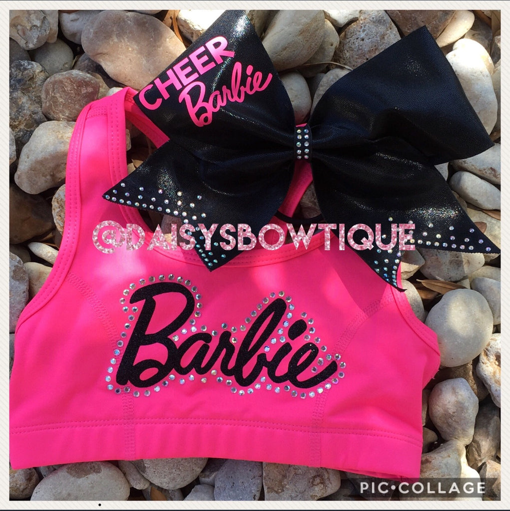 Cheer Barbie bow