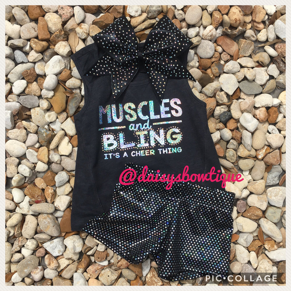 Muscles and bling tank set