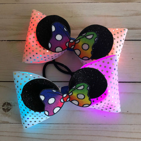 Tailless light up bows